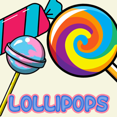 Paint Splash Lollipop with Sherbet Dip