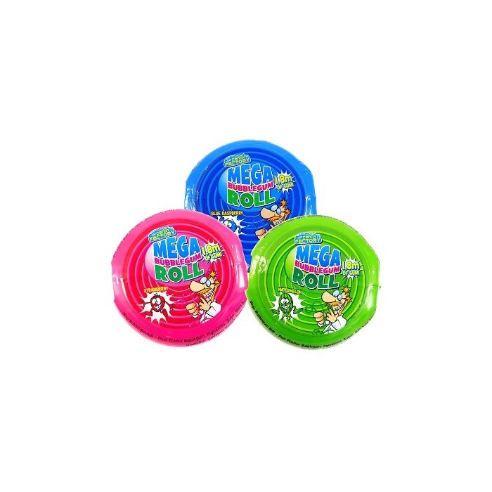 Crazy Candy Factory Mega Bubblegum Roll - 58g