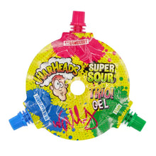 Load image into Gallery viewer, Warheads Super Sour Trio Gel Wheel - 51g
