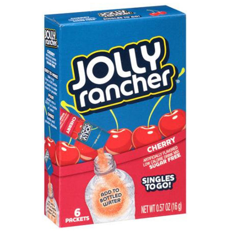 Jolly Rancher Singles to Go Cherry - 6 Pack