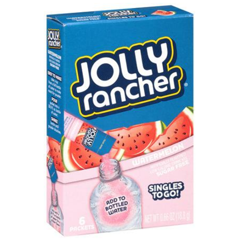 Jolly Rancher Singles to Go Watermelon - 6 Pack