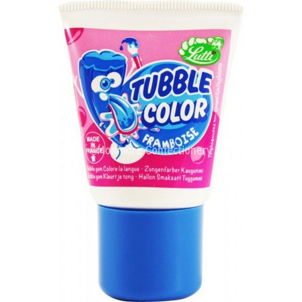 Lutti Tubble Color Raspberry Bubble Gum - 35g