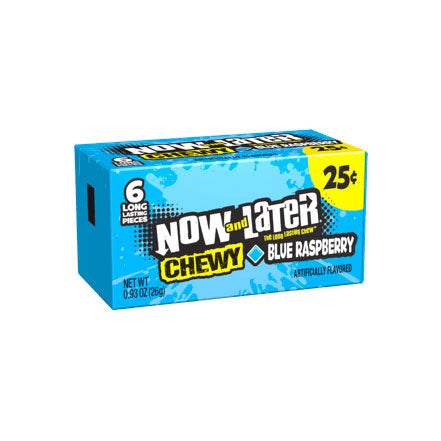 Now & Later Chewy Blue Raspberry - 26g