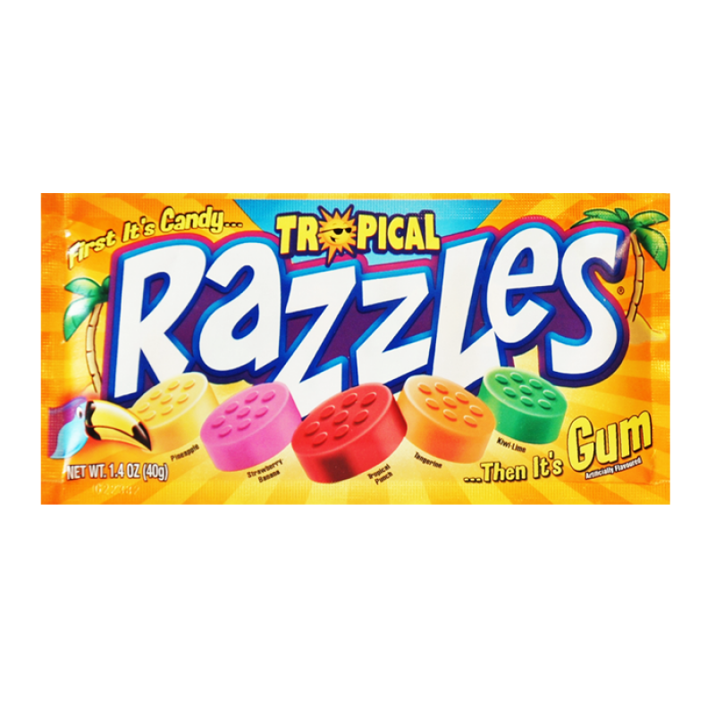 Razzles Tropical - 39g