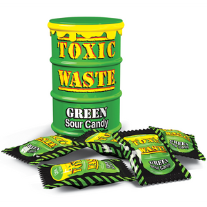 Toxic Waste Green Sour Candy Drum - 42g