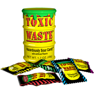 Toxic Waste Yellow Sour Candy Drum - 42g