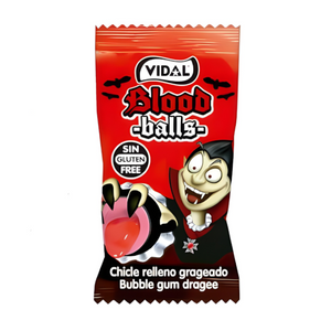 Vidal Blood Balls Bubble Gum - 5g