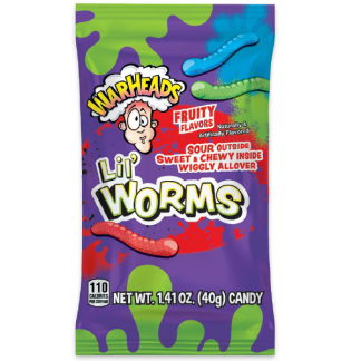 Warheads Lil' Worms - 40g